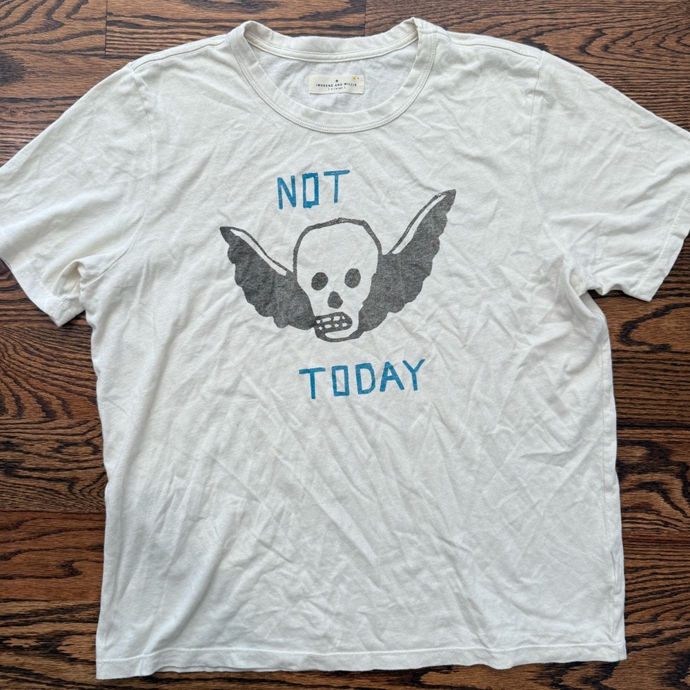 imogene + willie “not today” tee x-large